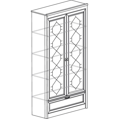 Шкаф для книг Флоренция №667